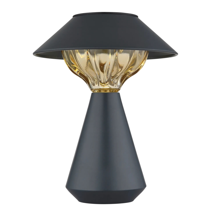 Globo - LED Saules enerģijas lampa 10xLED/0,06W/1,2V IP44 melna