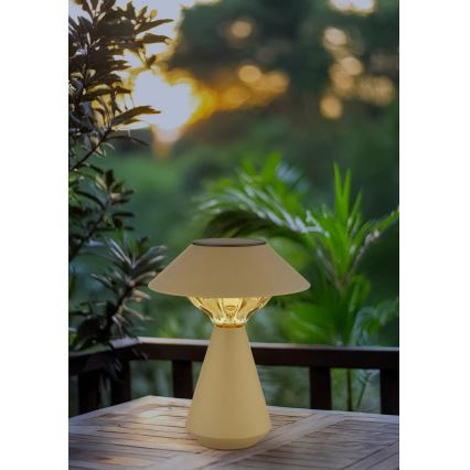 Globo - LED Saules enerģijas lampa 10xLED/0,06W/1,2V IP44 brūna