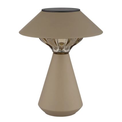 Globo - LED Saules enerģijas lampa 10xLED/0,06W/1,2V IP44 brūna