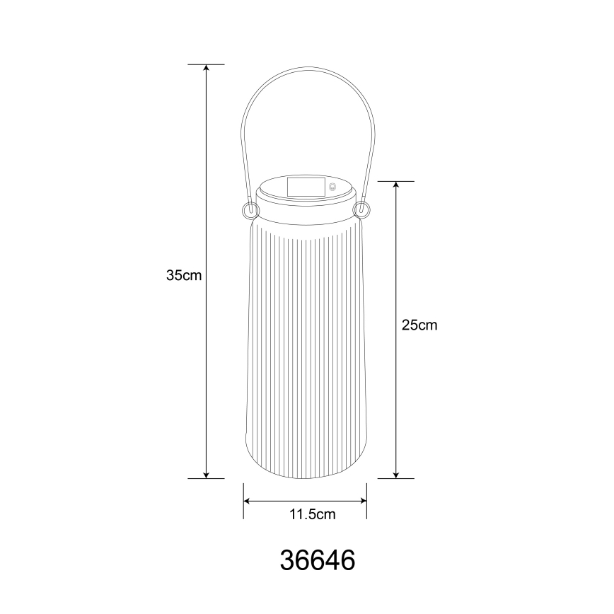 Globo - LED Saules enerģijas lampa 2xLED/0,5W/3V 3000K IP44