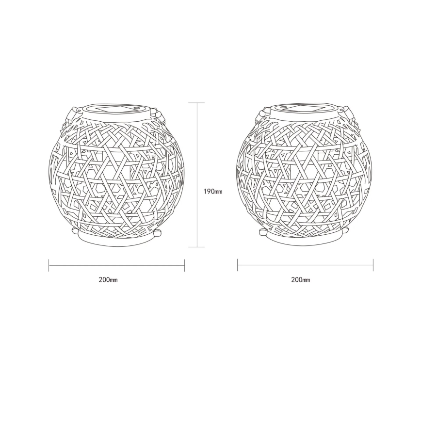 Globo - LED Saules enerģijas lampa LED/0,02W/3V IP44