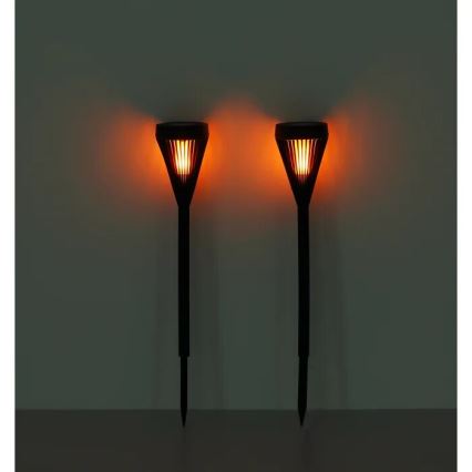 Globo - KOMPLEKTS 2x LED Saules enerģijas lampa LED/0,1W/1,2V IP44 300 mAh