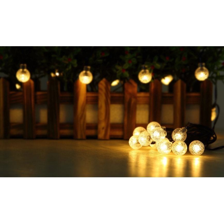 Globo - LED Saules enerģijas virtene 20xLED/0,06W/3,2V 285 cm IP44