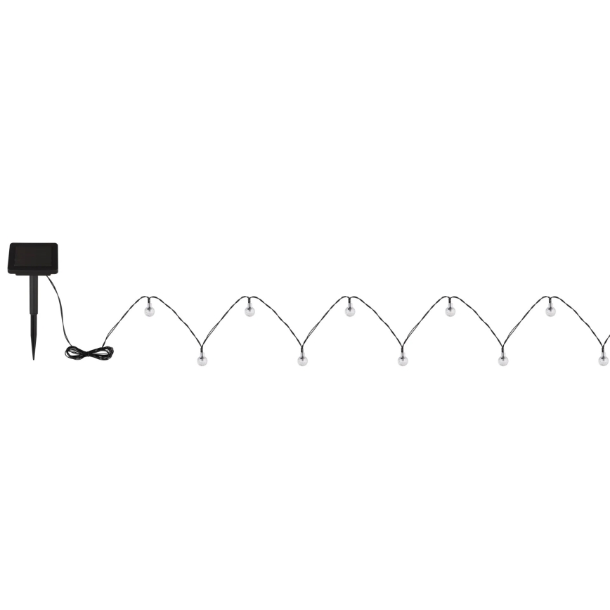 Globo - LED Saules enerģijas virtene 20xLED/0,06W/3,2V 285 cm IP44