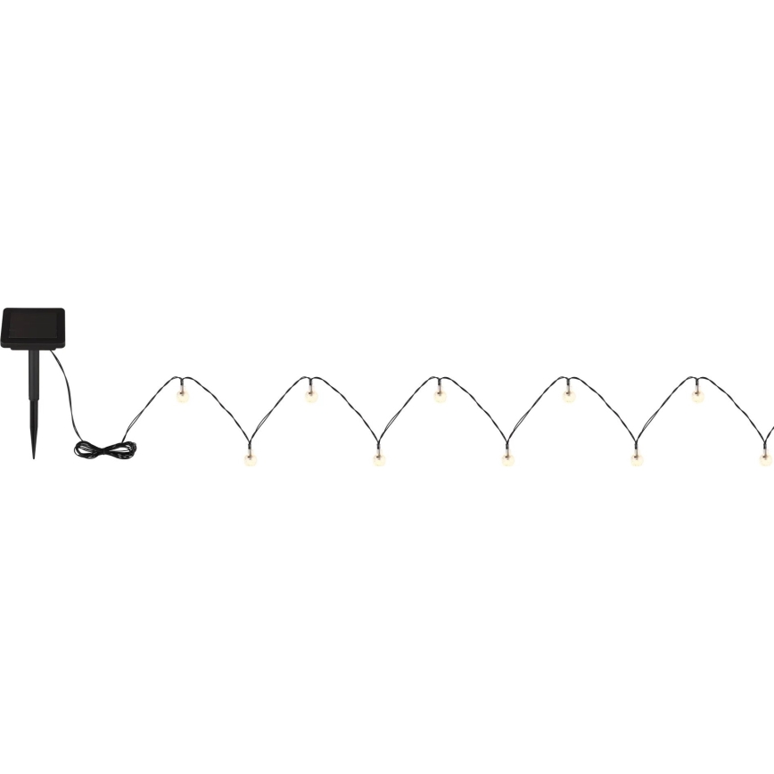Globo - LED Saules enerģijas virtene 20xLED/0,06W/3,2V 285 cm IP44
