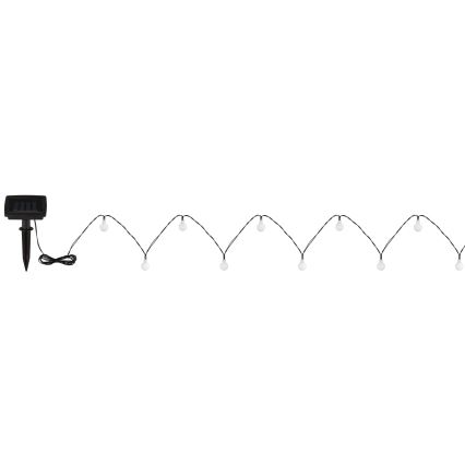 Globo - LED saules virtene 20xLED/1,2V IP44 300 mAh 5,8 m