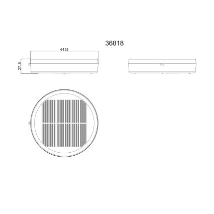 Globo - pārnēsājama saules LED lampa LED/3W/3,7V IP54 2200 mAh