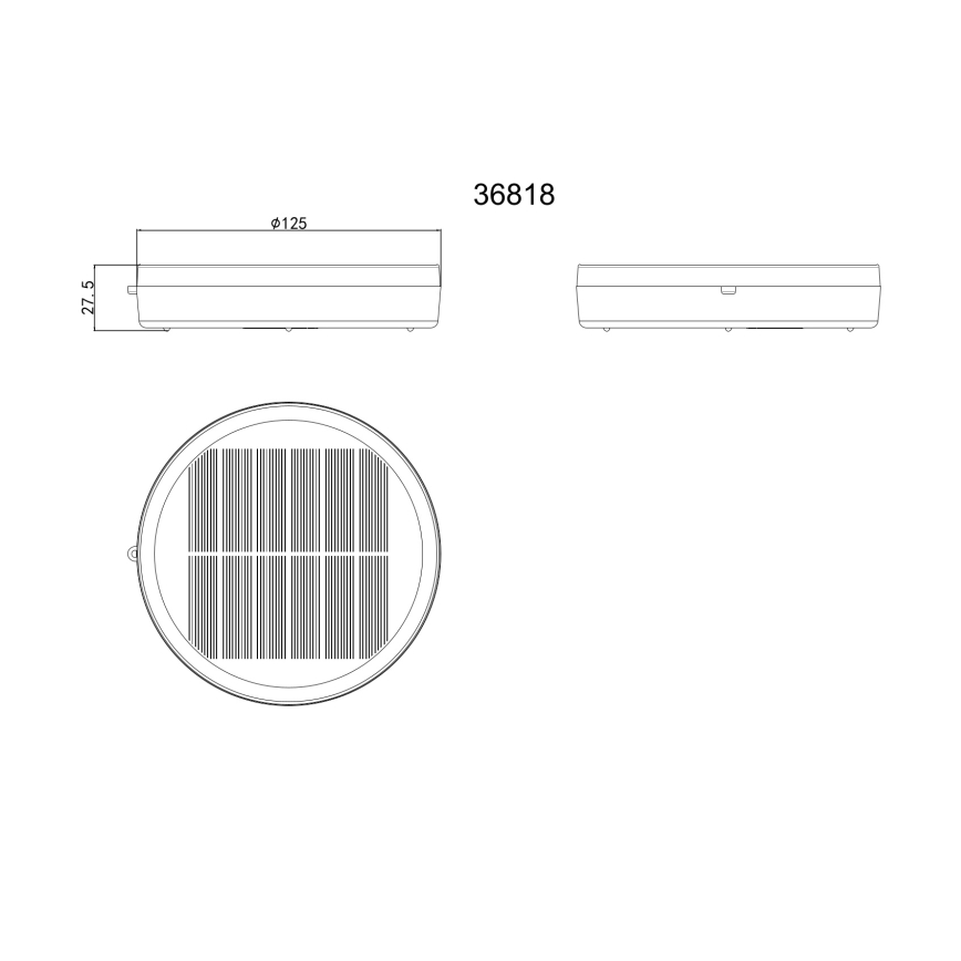 Globo - pārnēsājama saules LED lampa LED/3W/3,7V IP54 2200 mAh