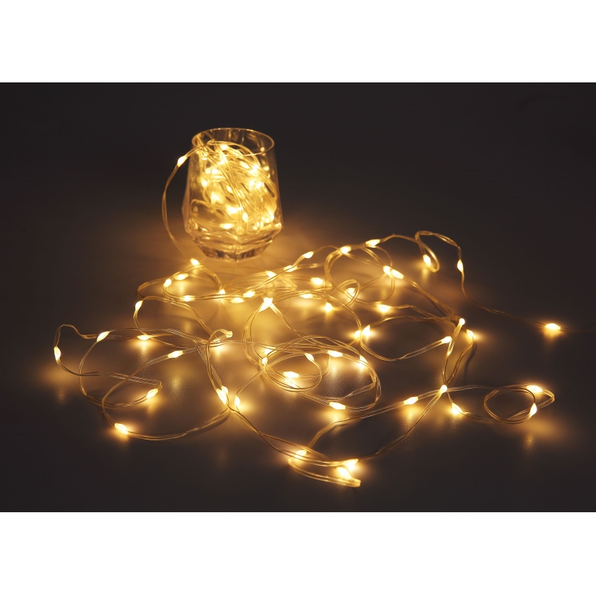 Globo - LED Lente 50xLED/0,06W/5V 5 m 8 funkciju