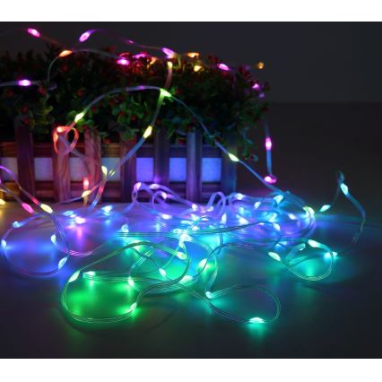 Globo - LED RGB Lentes josla 50xLED/0,06W/5V 5 m 27 funkcijas