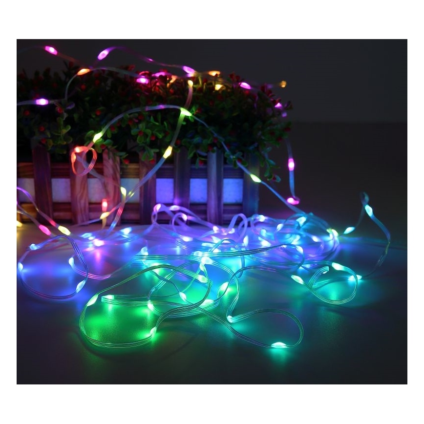 Globo - LED RGB Lentes josla 50xLED/0,06W/5V 5 m 27 funkcijas