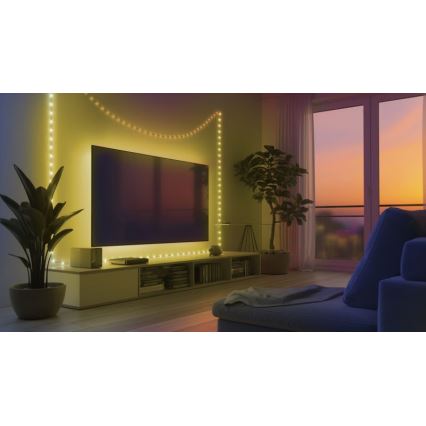 Globo - LED Lente 100xLED/0,06W/5V 10 m 8 funkciju