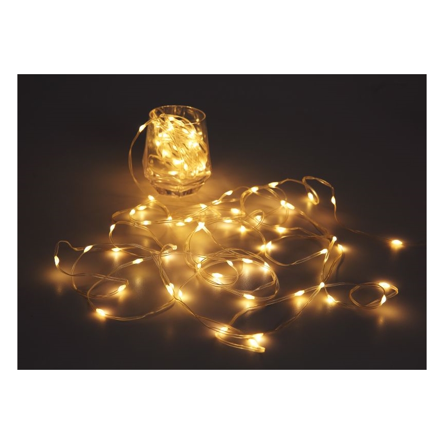 Globo - LED Lente 100xLED/0,06W/5V 10 m 8 funkciju