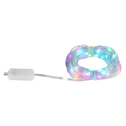 Globo - LED RGB Lentes lente 100xLED/0,06W/5V 10 m 27 funkcijas