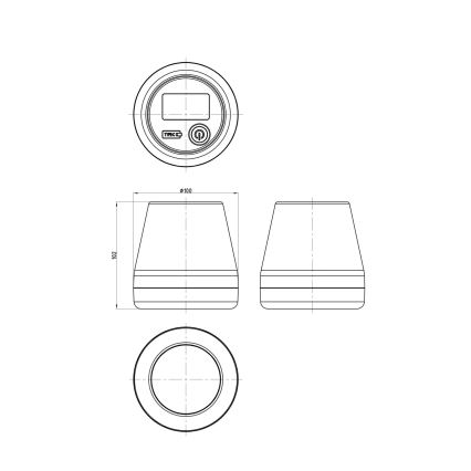 Globo - LED RGB Saules eneģijas lampa LED/0,2W/3,7V IP44 1200 mAh
