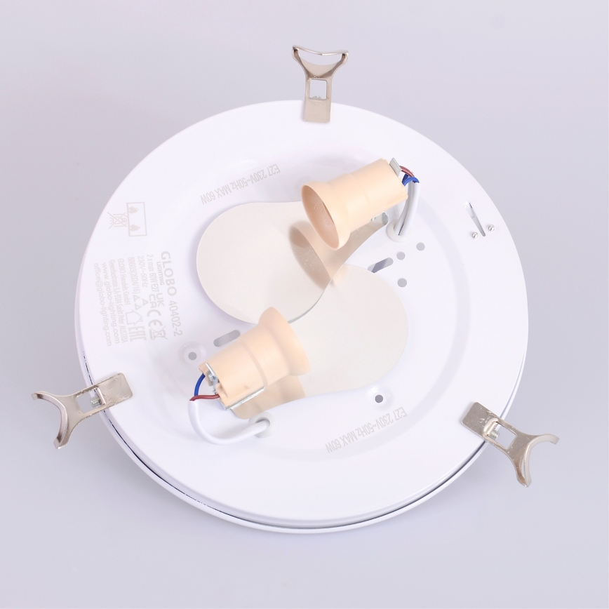 Globo - Griestu gaismeklis 2xE27/60W/230V