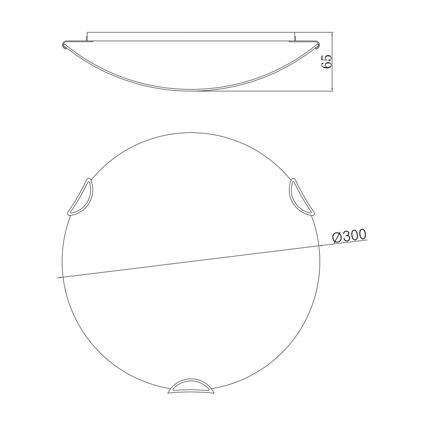 Globo - Griestu gaismeklis 2xE27/60W/230V
