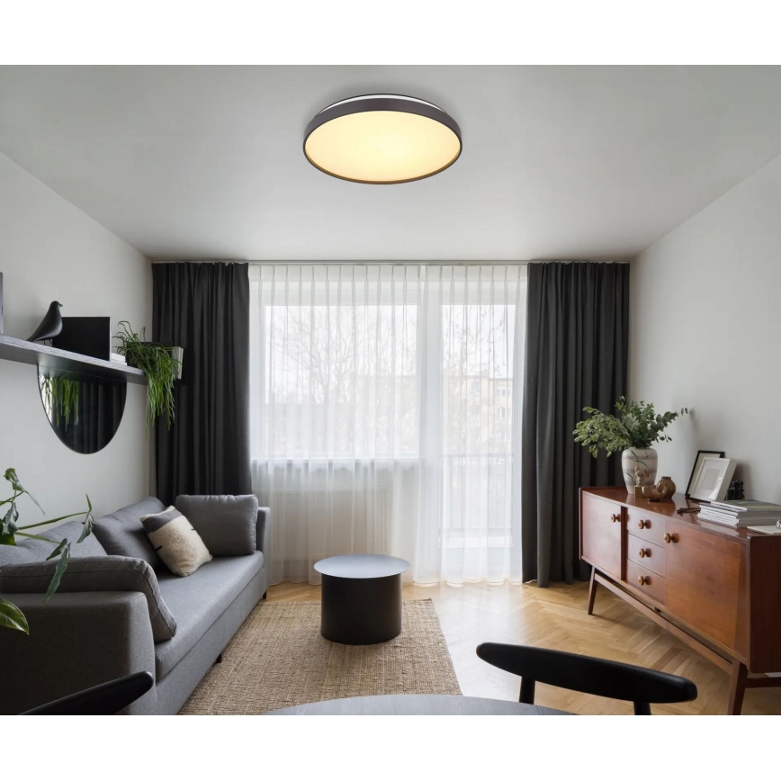 Globo - LED Griestu lampa LED/24W/230V d. 48 cm antracīta