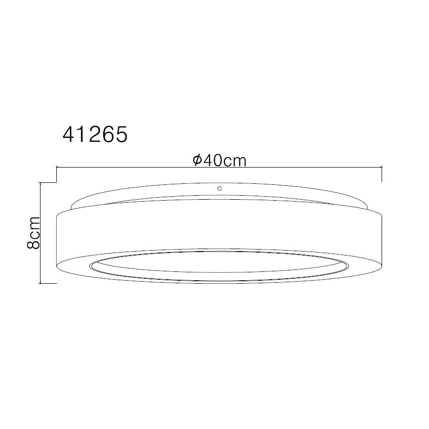 Globo - LED Griestu lampa LED/24W/230V d. 40 cm 3000K balta