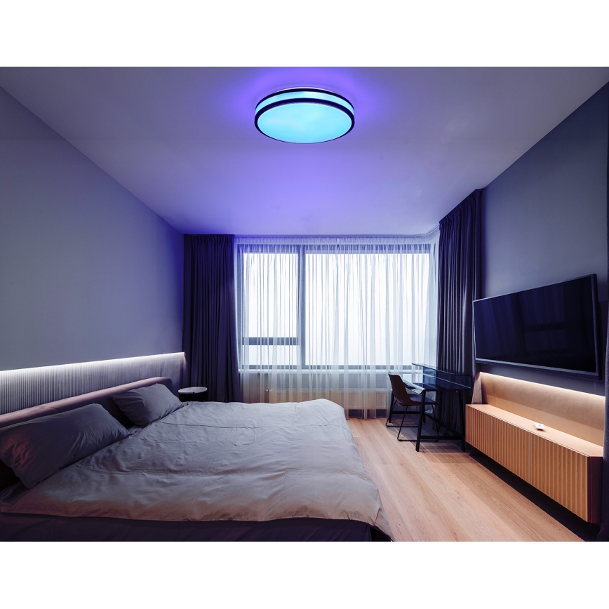 Globo - LED RGBW Aptumšojama griestu lampa LED/18W/230V 2700-6000K + tālvadības pults