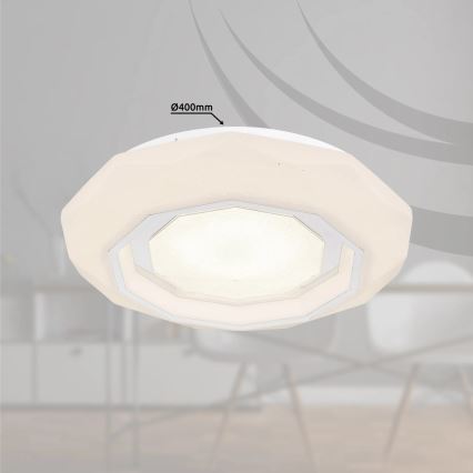 Globo - LED Aptumšojama griestu lampa LED/24W/230V 2700-6500K + tālvadības pults