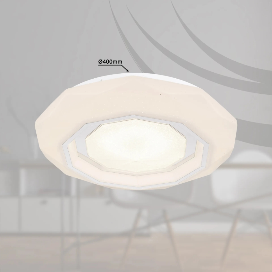 Globo - LED Aptumšojama griestu lampa LED/24W/230V 2700-6500K + tālvadības pults