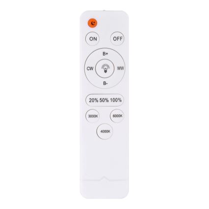 Globo - LED Aptumšojams griestu gaismeklis LED/40W/230V + tālvadības pults