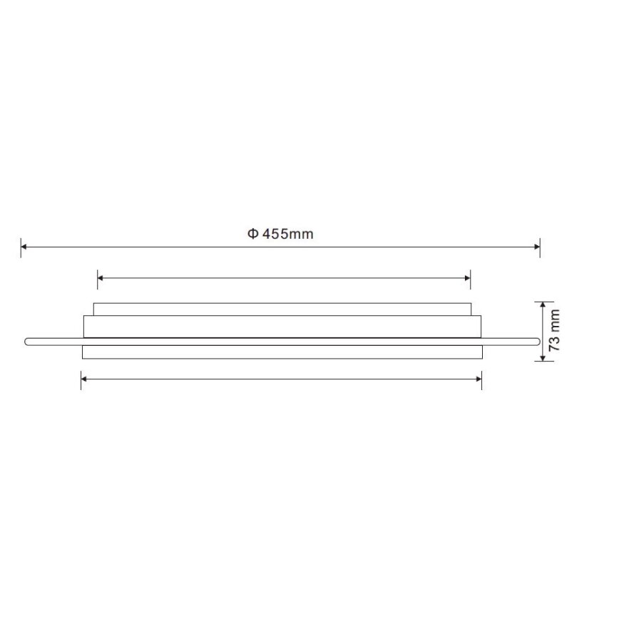 Globo - LED Aptumšojama griestu lampa LED/30W/230V 3000-6500K + tālvadības pults