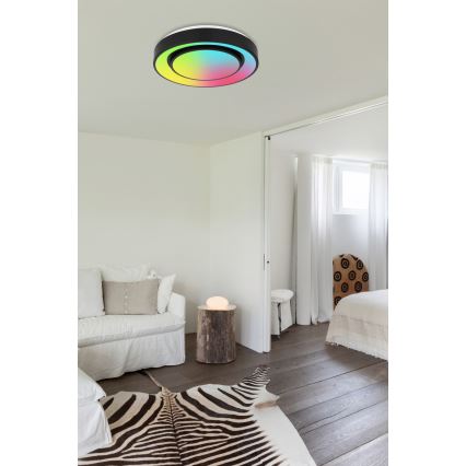 Globo - LED RGB Aptumšojama griestu lampa LED/24W/230V + tālvadības pults