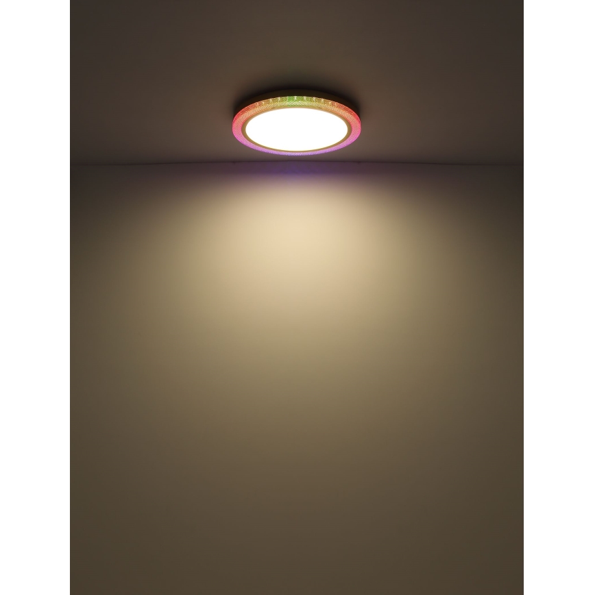 Globo - RGBW Aptumšojama griestu lampa LED/20W/230V 2700-6500K + tālvadības pults