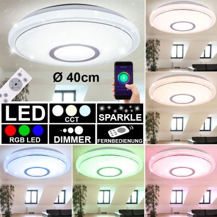 Globo - RGBW Aptumšojama griestu lampa LED/16W/230V 2700-6500K WiFi Tuya + tālvadības pults