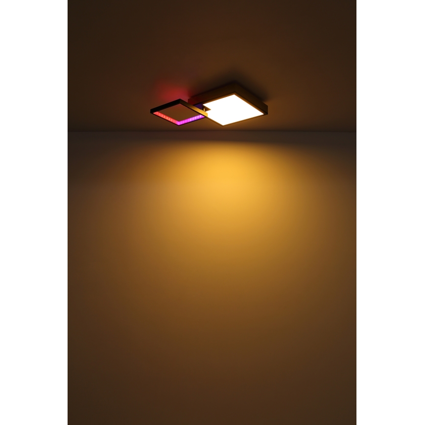 Globo - LED RGBW Aptumšojama lampa LED/21W/230V + LED/3W 2700-6500K + tālvadības pults