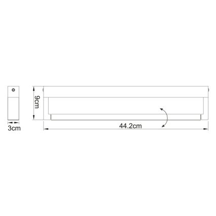 Globo - LED Vannas istabas sienas gaismeklis LED/12W/230V IP44