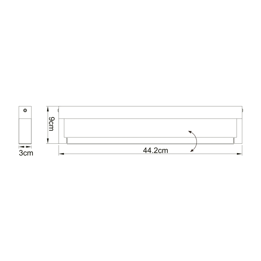 Globo - LED Vannas istabas sienas gaismeklis LED/12W/230V IP44