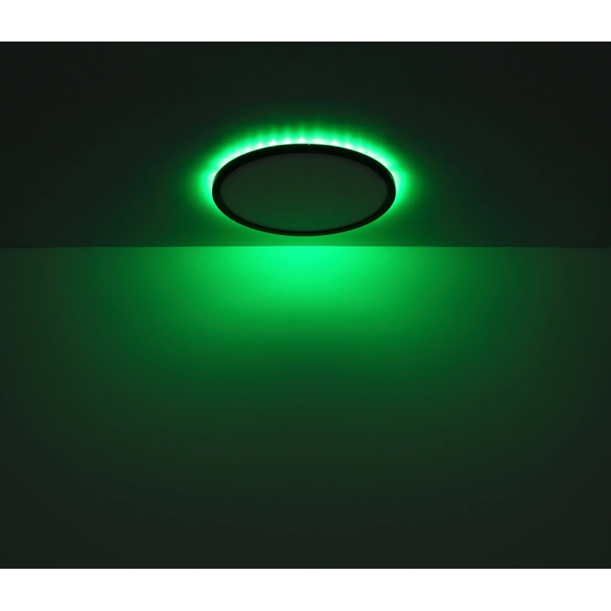 Globo - LED RGB Aptumšojama vannas istabas griestu lampa LED/18W/230V 3000-6000K + tālvadības pults IP44 melna