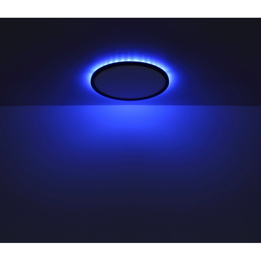 Globo - LED RGB Aptumšojama vannas istabas griestu lampa LED/18W/230V 3000-6000K + tālvadības pults IP44 melna
