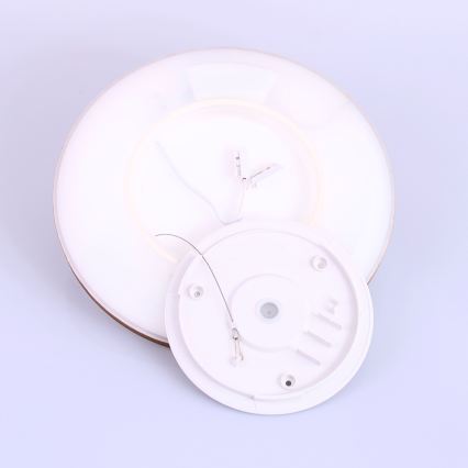 Globo - LED Aptumšojama vannas istabas griestu lampa LED/18W/230V d. 29,4 cm IP44 brūna