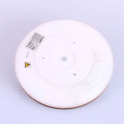 Globo - LED Aptumšojama vannas istabas griestu lampa LED/18W/230V d. 29,4 cm IP44 brūna