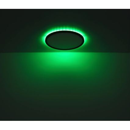 Globo - LED RGB Aptumšojama vannas istabas griestu lampa LED/21W/230V 3000-6000K + tālvadības pults IP44 melna
