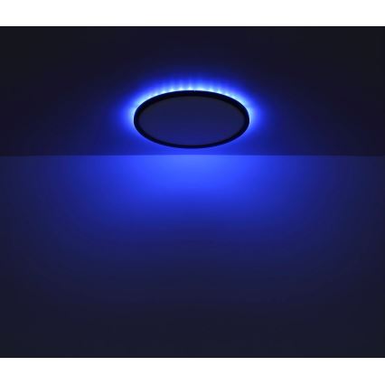 Globo - LED RGB Aptumšojama vannas istabas griestu lampa LED/21W/230V 3000-6000K + tālvadības pults IP44 melna