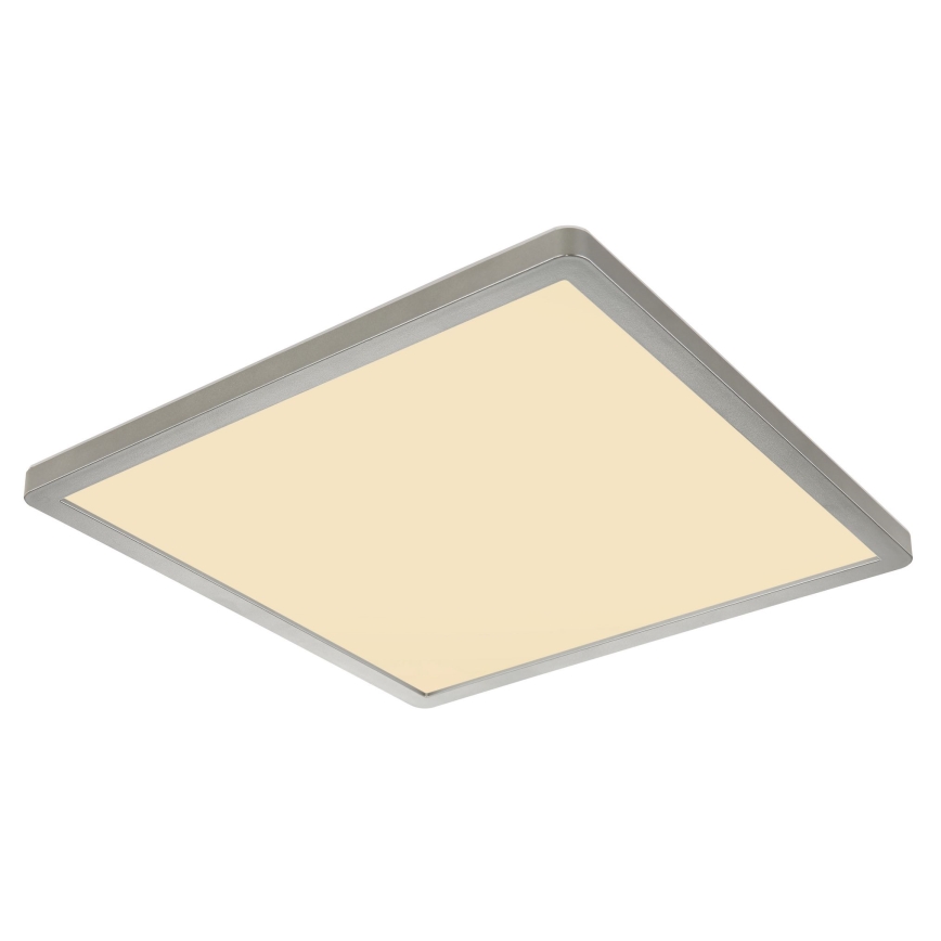 Globo - LED Aptumšojama vannas istabas griestu lampa LED/18W/230V 29,4x29,4 cm IP44 matēts hroms