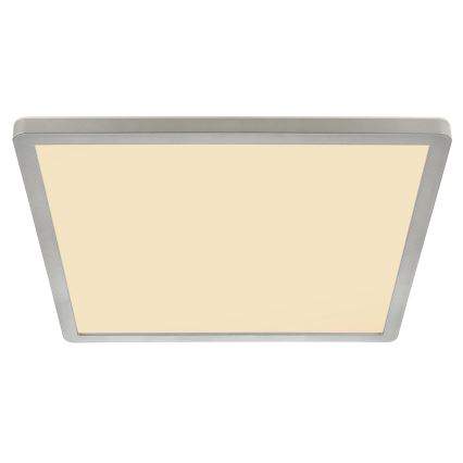 Globo - LED Aptumšojama vannas istabas griestu lampa LED/18W/230V 29,4x29,4 cm IP44 matēts hroms