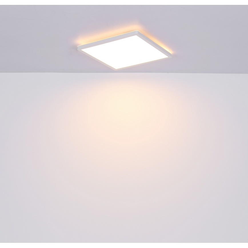 Globo - LED Aptumšojama vannas istabas griestu lampa LED/18W/230V 29,4x29,4 cm IP44 balta