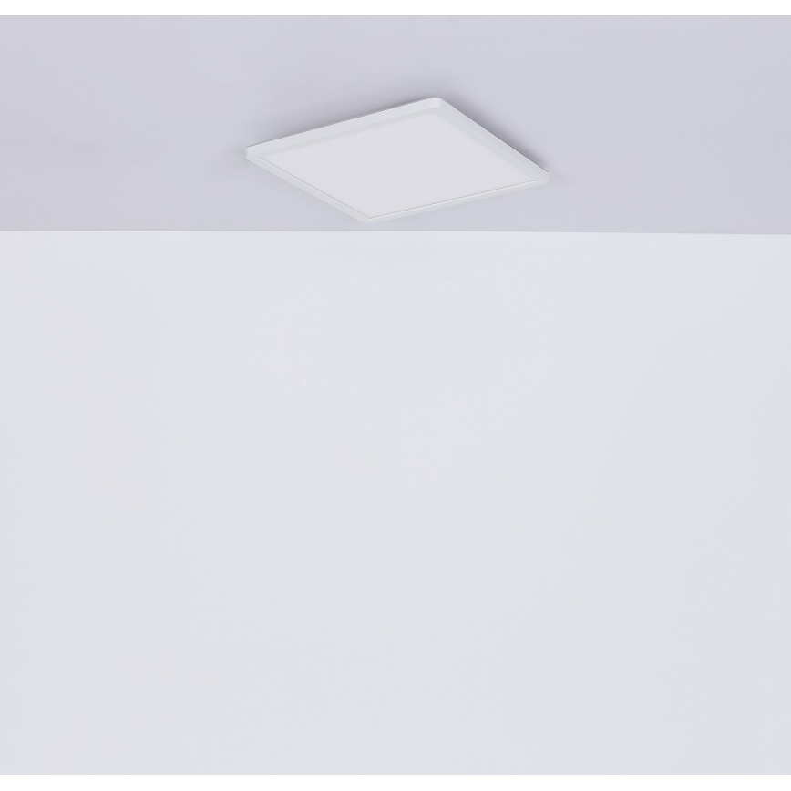 Globo - LED Aptumšojama vannas istabas griestu lampa LED/18W/230V 29,4x29,4 cm IP44 balta