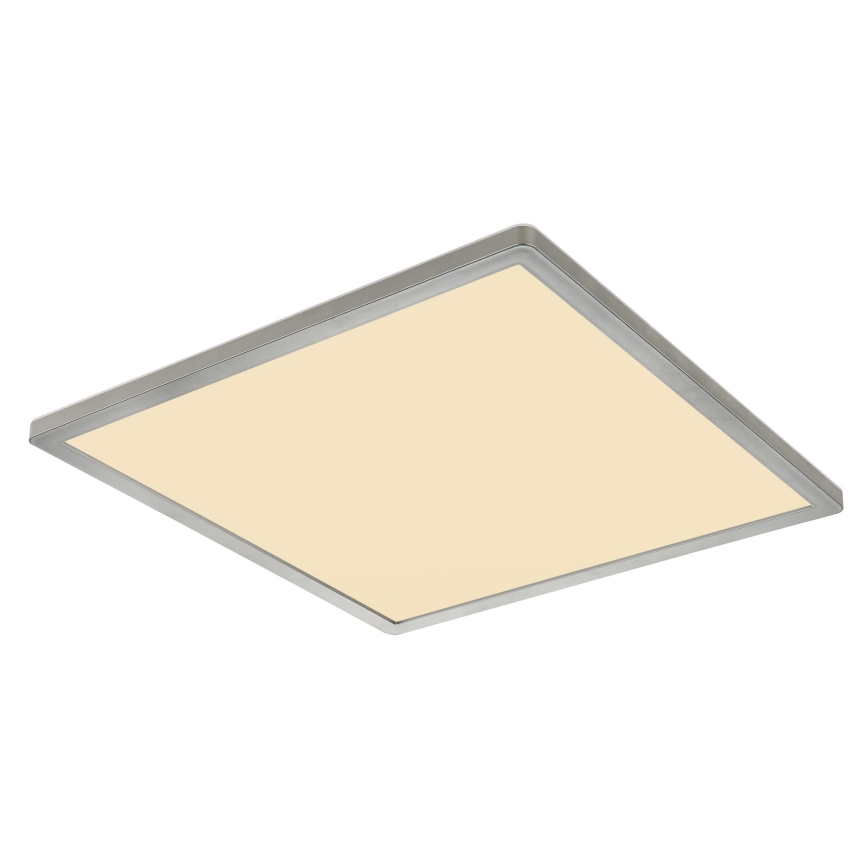 Globo - LED Aptumšojama vannas istabas griestu lampa LED/24W/230V 42x42 cm IP44 matēts hroms