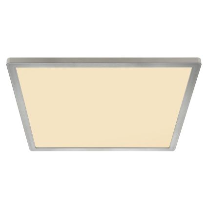 Globo - LED Aptumšojama vannas istabas griestu lampa LED/24W/230V 42x42 cm IP44 matēts hroms