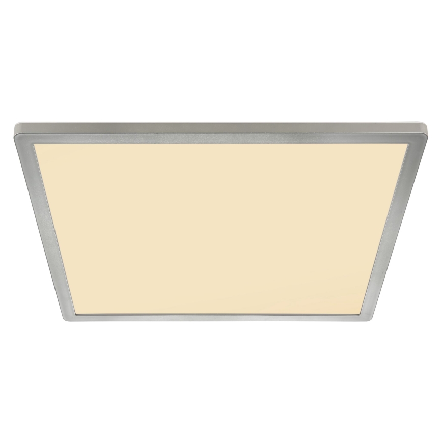 Globo - LED Aptumšojama vannas istabas griestu lampa LED/24W/230V 42x42 cm IP44 matēts hroms