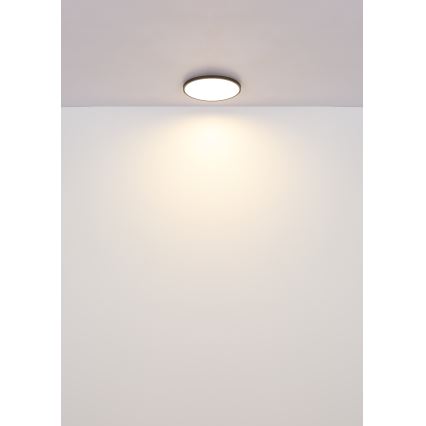 Globo - LED Griestu lampa LED/15W/230V 4000K d. 23 cm melna