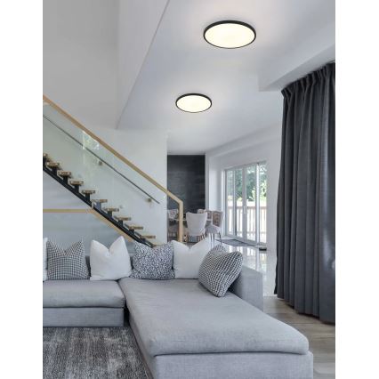 Globo - LED griestu gaismeklis LED/20W/230V 4000K Ø 30 cm melns