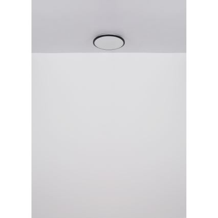 Globo - LED Griestu lampa LED/18W/230V 3000K d. 35 cm melna